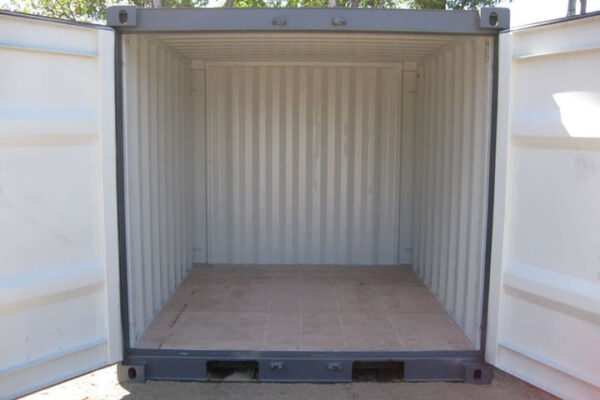 Container 10 Fuß x 8 Fuß (neu) Grau – Bild 4