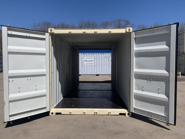 Neuer DUO-CON – DOPPELTÜR oder 2-10′ MIT ARBEIT – Transport-/Lagercontainer – Wind- und wasserdicht – BEIGE – Bild 3