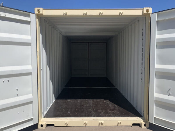 Neuer DUO-CON – DOPPELTÜR oder 2-10′ MIT ARBEIT – Transport-/Lagercontainer – Wind- und wasserdicht – BEIGE – Bild 10