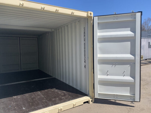 Neuer DUO-CON – DOPPELTÜR oder 2-10′ MIT ARBEIT – Transport-/Lagercontainer – Wind- und wasserdicht – BEIGE – Bild 8